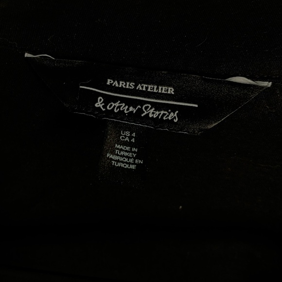 & Other Stories Asymmetric Mini Shirt Dress - Picture 3 of 3